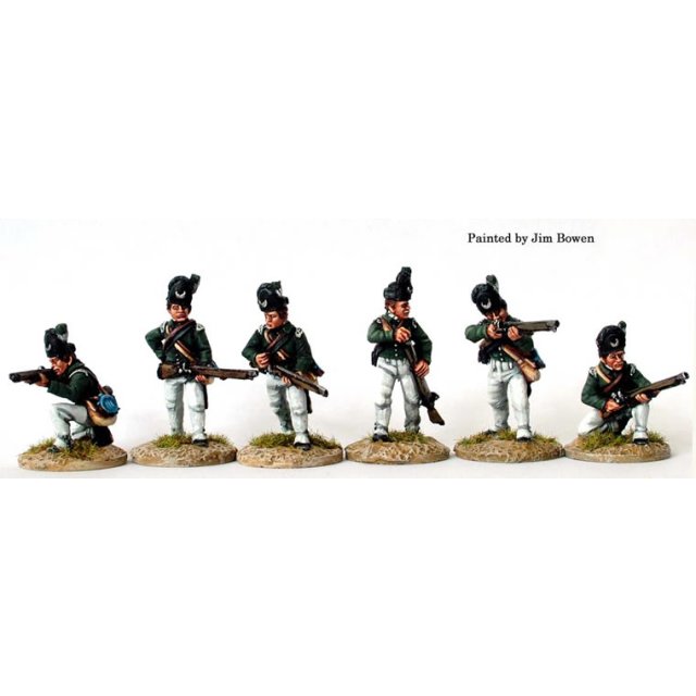 Queens Rangers - Riflemen (Centre Companies), skirmishing