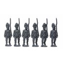 Grenadiers advancing, shouldered arms