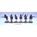 British 23rd Royal Welch Fusiliers Firing line in...