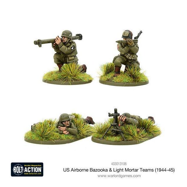 US Airborne Bazooka & light mortar teams (1944-45)