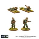 Chindit flamethrower and light mortar teams