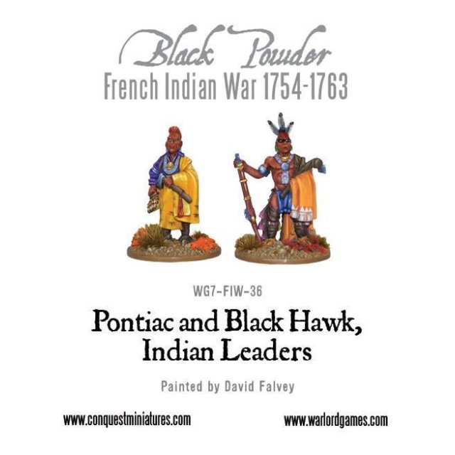 Pontiac & Black Hawk, Indian leaders