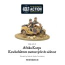 Afrika Korps Kradschutzen motorcycle and sidecar