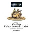 Afrika Korps Kradschutzen motorcycle and sidecar