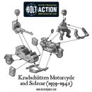 Afrika Korps Kradschutzen motorcycle and sidecar