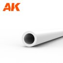 Hollow tube 2.00 diameter x 350mm – STYRENE HOLLOW TUBE – (6 units)