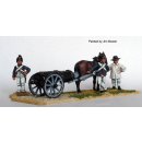 Limbered 3 pdr ‘Butterfly’ with horse, driver...
