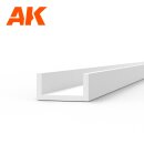 U Channel 3.0 width x 350mm – STYRENE U CHANNEL...