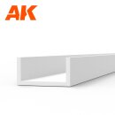 U Channel 4.0 width x 350mm – STYRENE U CHANNEL...