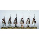 Southern Militia/Continentals advancing , shouldered...