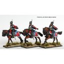 Danish Hussars galloping, swords shouldered, galloping