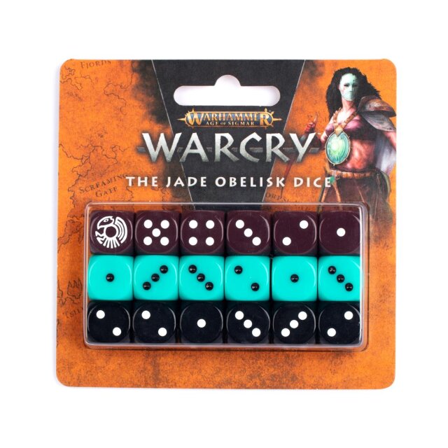 Warcry: The Jade Obelisk Dice