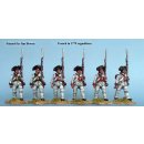 French Fusiliers march attack, 1779 coats