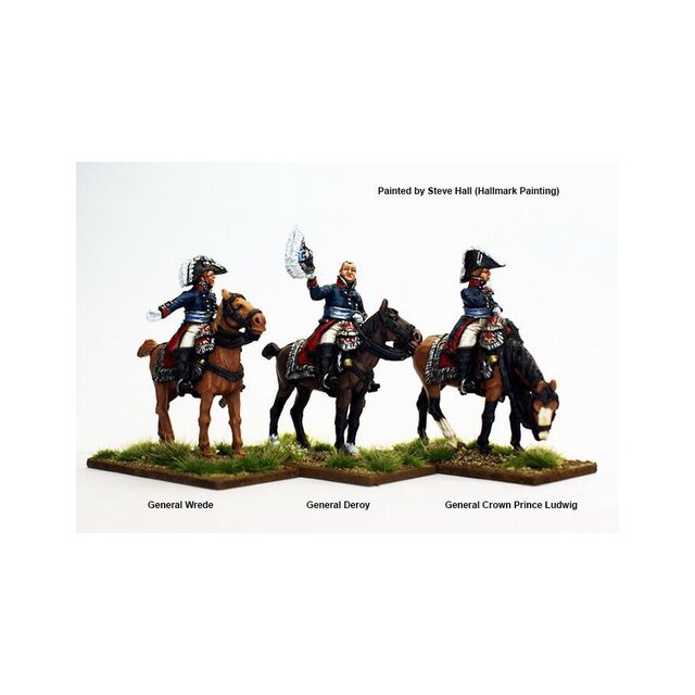 High Command mounted (Wrede, Deroy, Crown Prince Ludwig