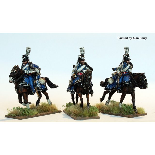 Hussars, galloping