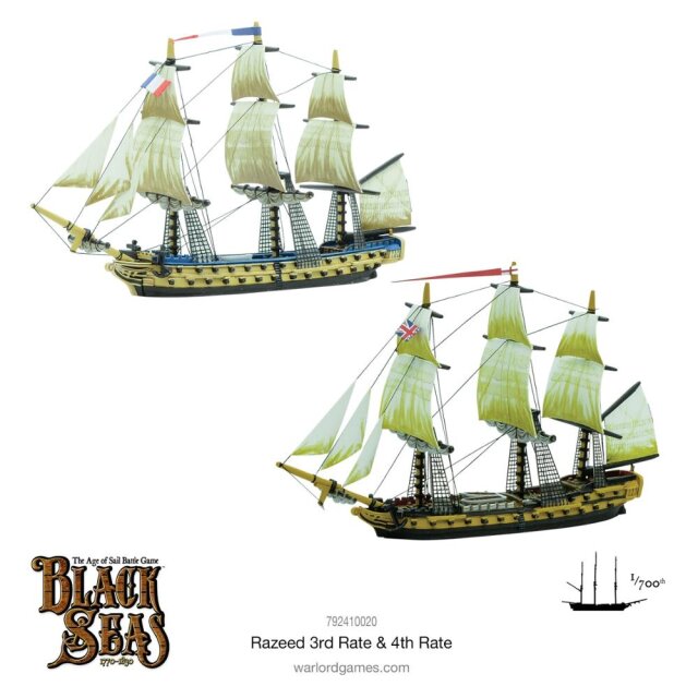 Black Seas: Razeed 3rd Rate and 4th Rate