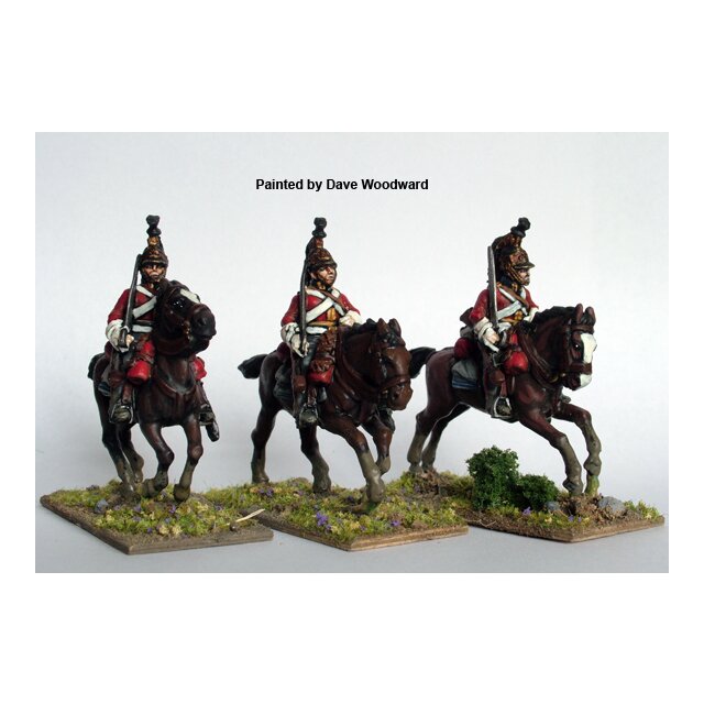 British Heavy Dragoons / Dragoon Guards galloping, swords should