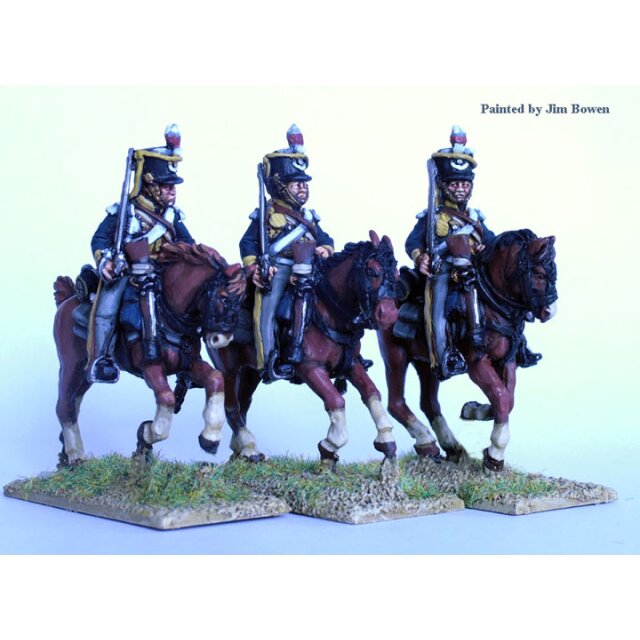 British Light Dragoons, galloping , swords shouldered