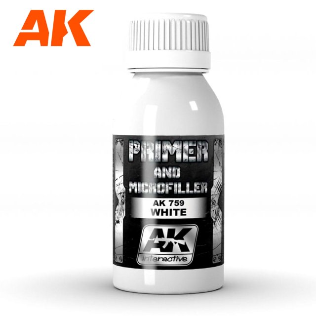 AK White Primer and Microfiller 100ml