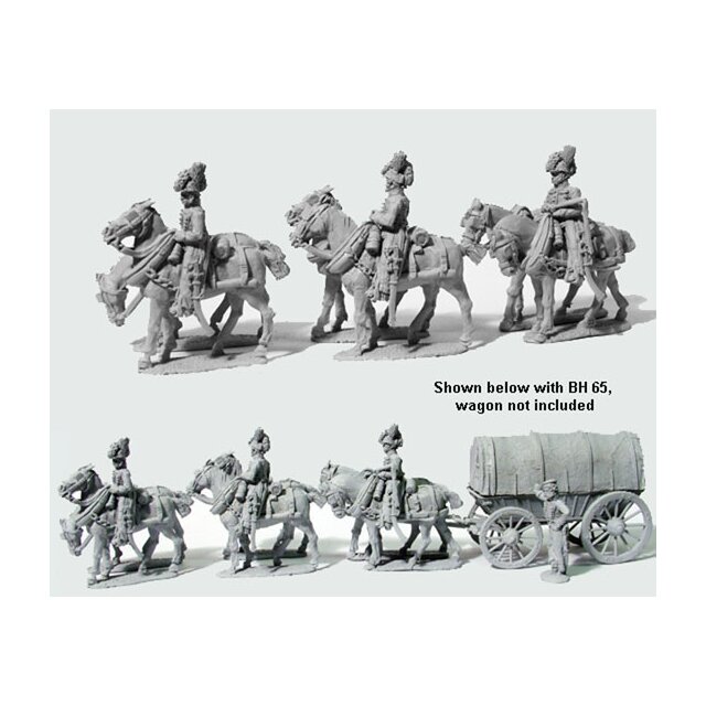 Six horse team of Drivers (ohne Fuhrwerk)