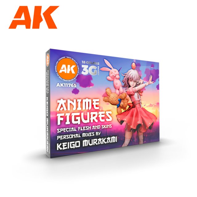 Signature Set– Keigo Murakami Personal Mixes– Anime Figures Paint Set (18)