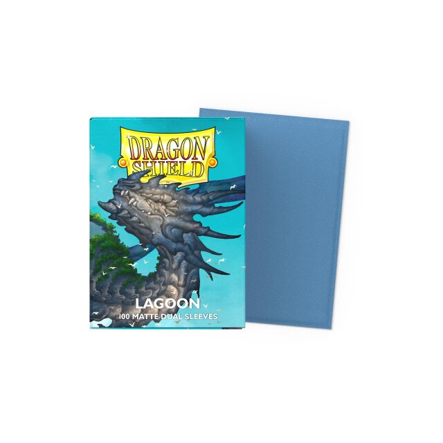 Kartenhüllen Dragon Shield Dual Matte Sleeves - Lagoon (100 Sleeves)
