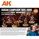 AK 3er Gen: Signature Set– Rafa “Archiduque" – Special 28MM Sudan Campaign 1881-1899 Paint Set (18)