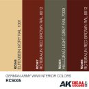 German Army WW2 Interior Colors Set