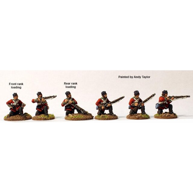 Line Infantry skirmish line kneeling, Kilmarnocks