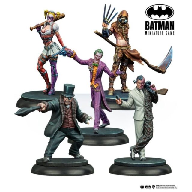 Batman Miniature Game: Arkham Asylum Super-Villains - EN