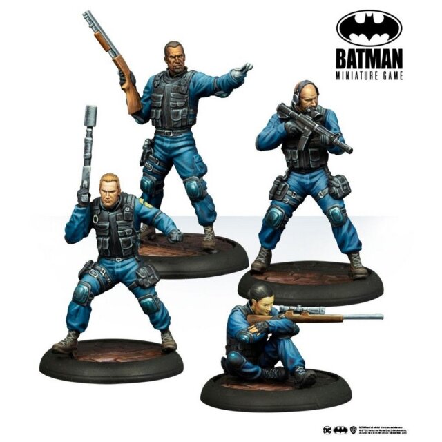 Batman Miniature Game: Aaron Cash & Quick Response Team