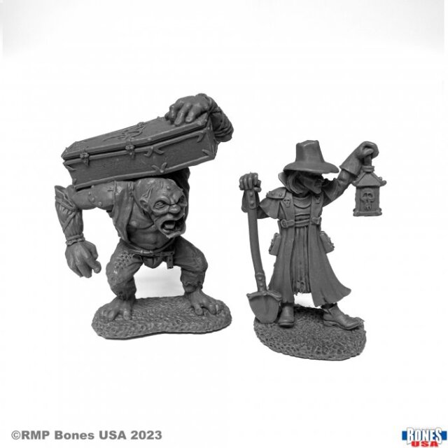 Townsfolk: Gravedigger and Henchman