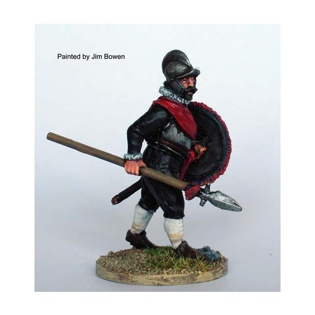 Garrison Officer advancing with half pike and shield