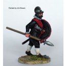 Garrison Officer advancing with half pike and shield