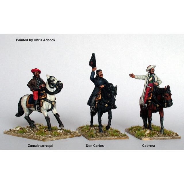 High Command (Don Carlos, Zumalacarrequi and Cabrera)