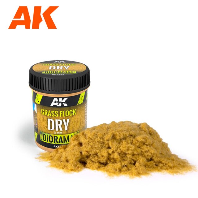 AK Grass Flock 2mm Dry 250ml