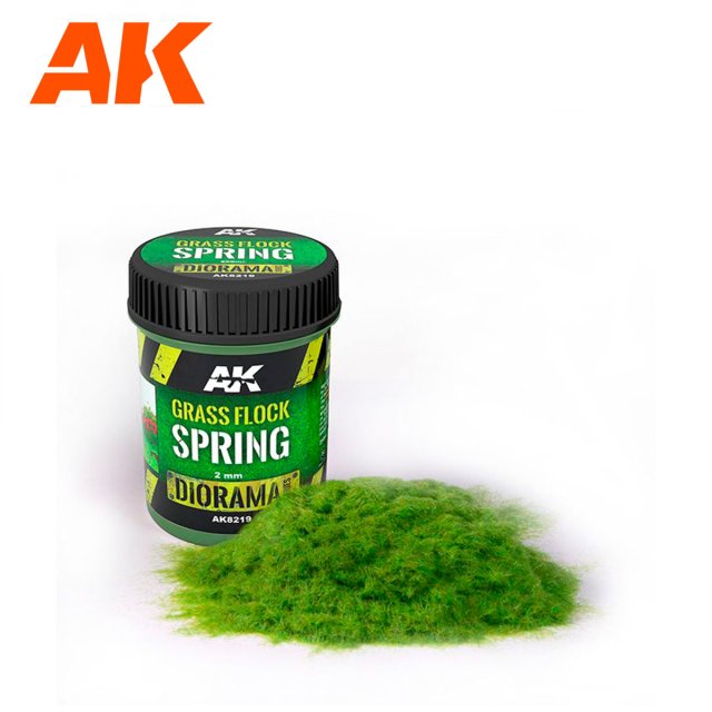 AK Grass Flock 2mm Spring 250ml