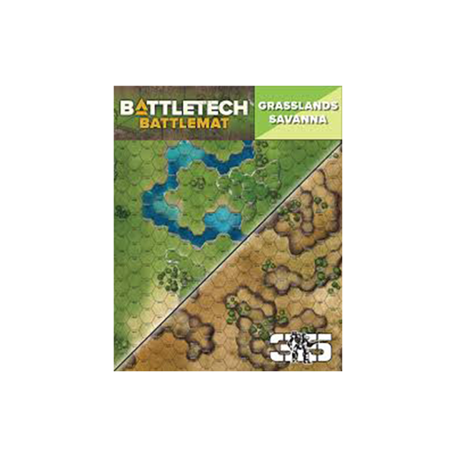 BattleTech Battle Mat Grasslands Savanna