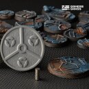 Spaceship Corridor Bases, Round 50mm (x3)