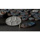 Spaceship Corridor Bases, Oval 60mm (x4)