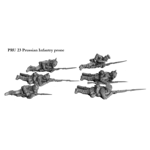 Prussian Infantry prone.