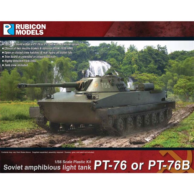 Rubicon: PT-76 / PT-76B Soviet Amphibious Light Tank