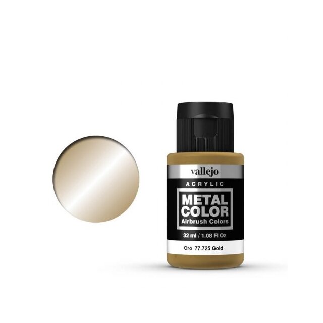 Vallejo Metal Color 725 Gold 32 ml.