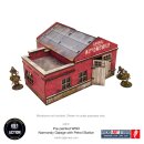 Pre-painted WW2 Normandy Garage with Petrol Station