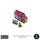 Bolt Action: Pre-painted WWII Normandy Coach House with Chicken