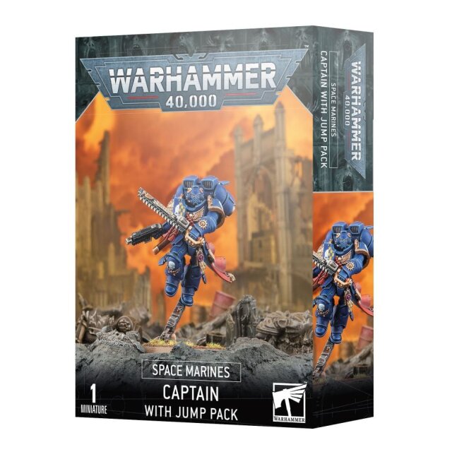 Space Marines: Captain with Jump Packl