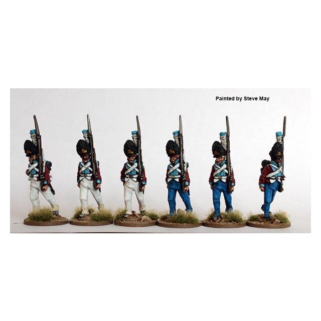 Grenadiers in bearskins, marching 1803-08