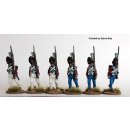Grenadiers in bearskins, marching 1803-08