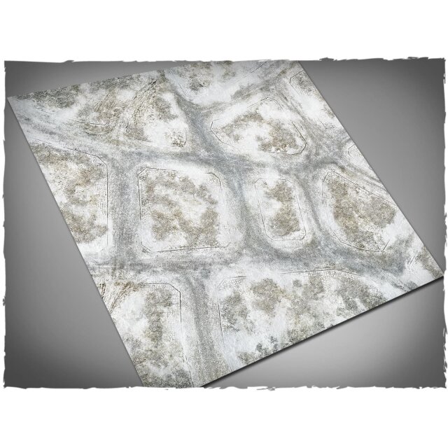 Game mat - Winter Town 4 x 4 Mousepad