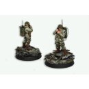 US AIRBORNE DIVISION, D-DAY WARGAME STARTER SET 14 COLORS & 1 FIGURE (EXCLUSIVE 101ST RADIO OPERATOR)
